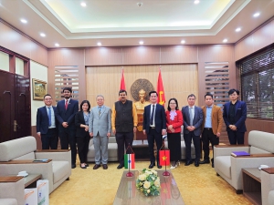 Ban Quản lý các Khu công nghệ cao và Khu công nghiệp Hà Nội tiếp và làm việc với Bộ Điện tử và Công nghệ Thông tin Ấn Độ (MeitY)