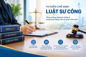 Thí điểm chế định luật sư công: Tăng cường năng lực pháp lý trong hoạt động của cơ quan nhà nước