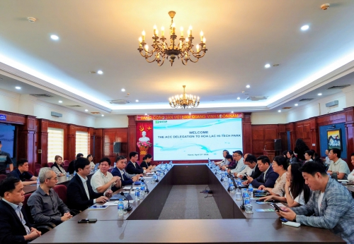 Ban Quản lý các Khu công nghệ cao và Khu công nghiệp Hà Nội tiếp Đoàn công tác Trung tâm ASEAN – Trung Quốc